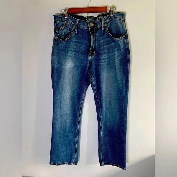 Men's Rock & Republic Relaxed Jeans Size 36x32 0053‎ - Picture 1 of 12